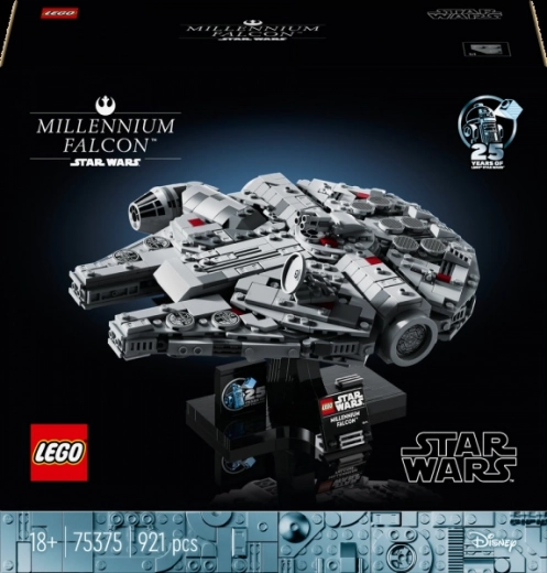 LEGO Star Wars 75375 Millennium Sólyom – gyűjtői modell felnőtteknek