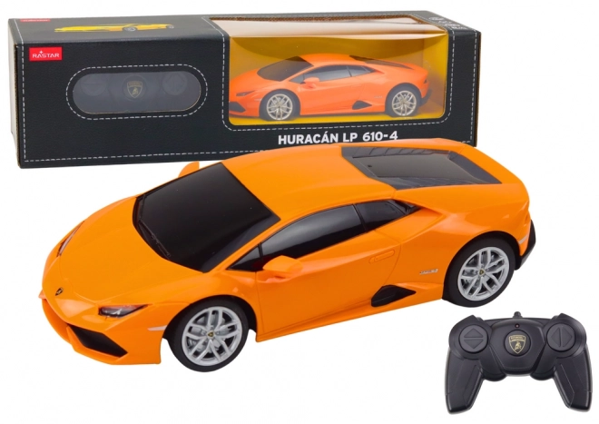 Távirányítós Lamborghini Huracan autó 1:24 Rastar narancssárga