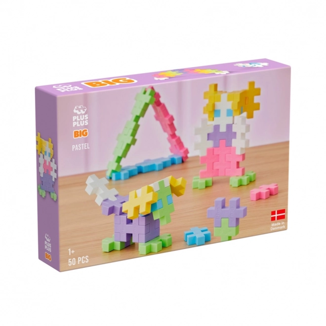 Kreatív építőkészlet Plus-Plus BIG Pastel gyerekeknek