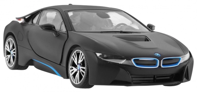 BMW i8 fekete RASTAR 1:14 távirányítós autó + 2,4 GHz távirányítás