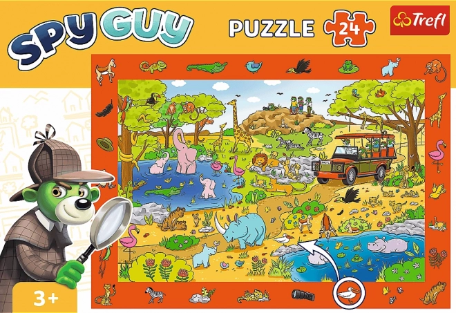 Spy Guy - safari 24 darabos puzzle