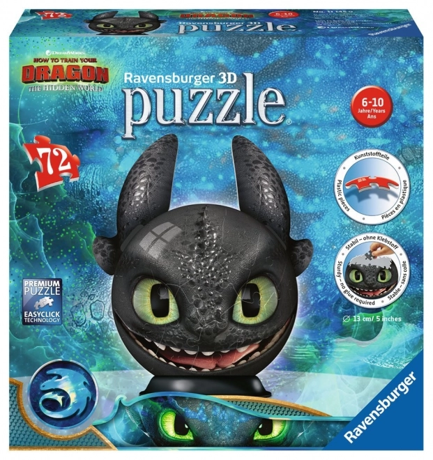 Ravensburger 3D Puzzleball Bezzubka 72 darab