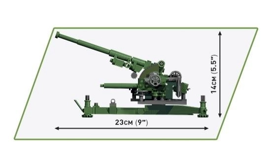 cobi ii. világháborús Canon de 90 mm Modele 39 építőkészlet