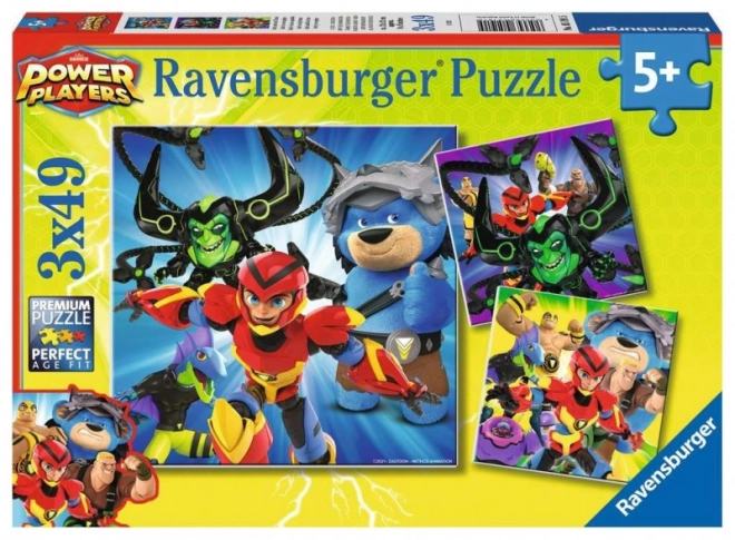 Ravensburger puzzle - Axel és csapata 3x49 darabos