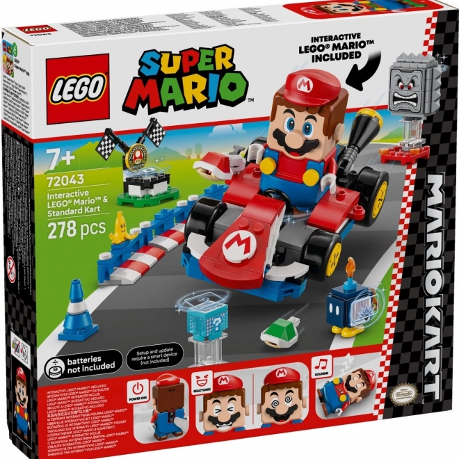LEGO Super Mario Mario Kart - Interaktív figura és Standard Kart