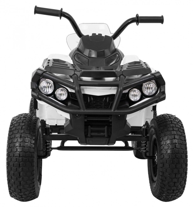 Gyerek akkumulátoros ATV Air Quad Fehér + Felfújható Kerekek + MP3 Rádió + Ingyenes Indítás