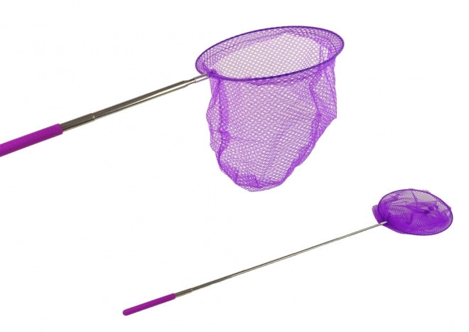 Teleszkópos összecsukható pillangóháló 85 cm Lila