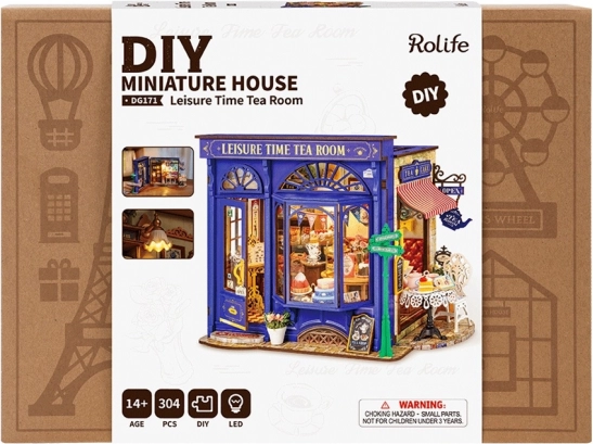 Miniatűr Teaház a Pihenés Pillanataihoz