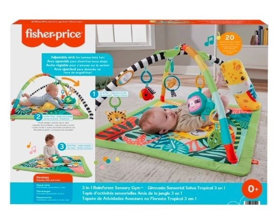 Fisher-Price 3 az 1-ben játékszőnyeg zsiráffal