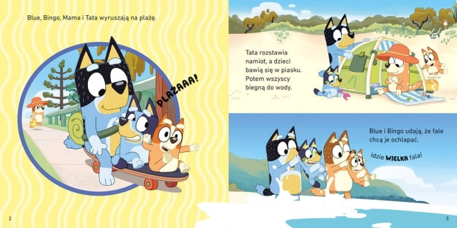 Bluey könyv - Tengerparti móka