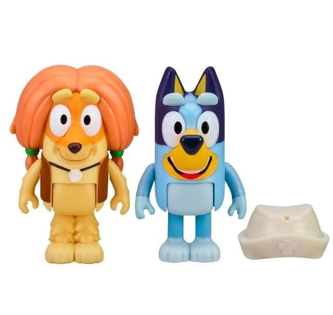 Bluey orvos látogatás figura készlet