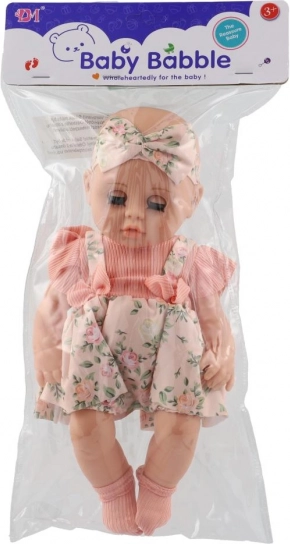 Baba mozgó szemekkel 30 cm