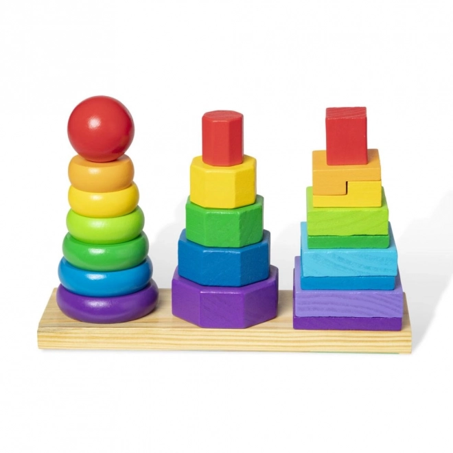 Színes geometriai puzzle Melissa & Doug