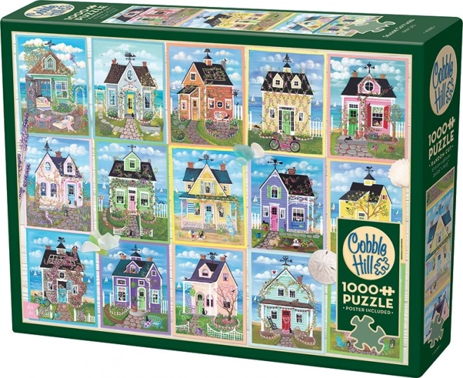 Cobble Hill Tengeri Házikók 1000 Darabos Puzzle