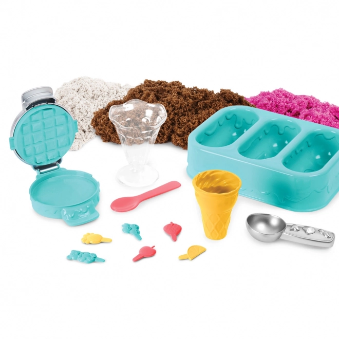 Illatos Kinetic Sand Fagylalt Készlet