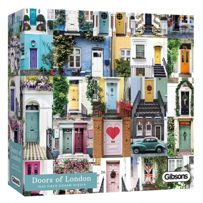 Gibsons Londoni ajtók puzzle 1000 darabos