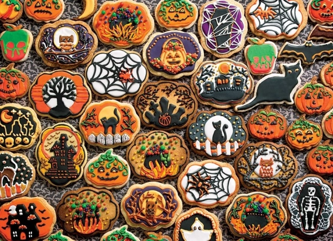 Cobble Hill halloweeni mézeskalács családi puzzle - 350 darab