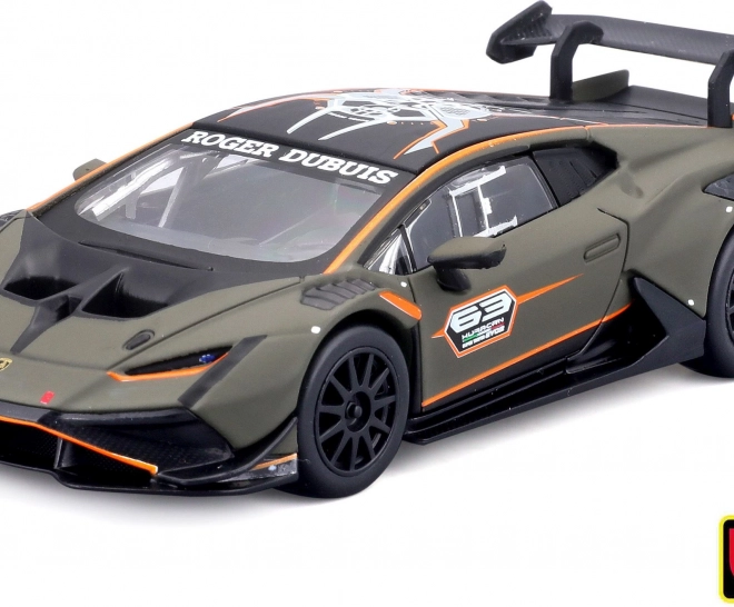 Fém modell BBURAGO 1:43 LAMBORGHINI Huracán Super Trofeo EVO2 díszdobozban
