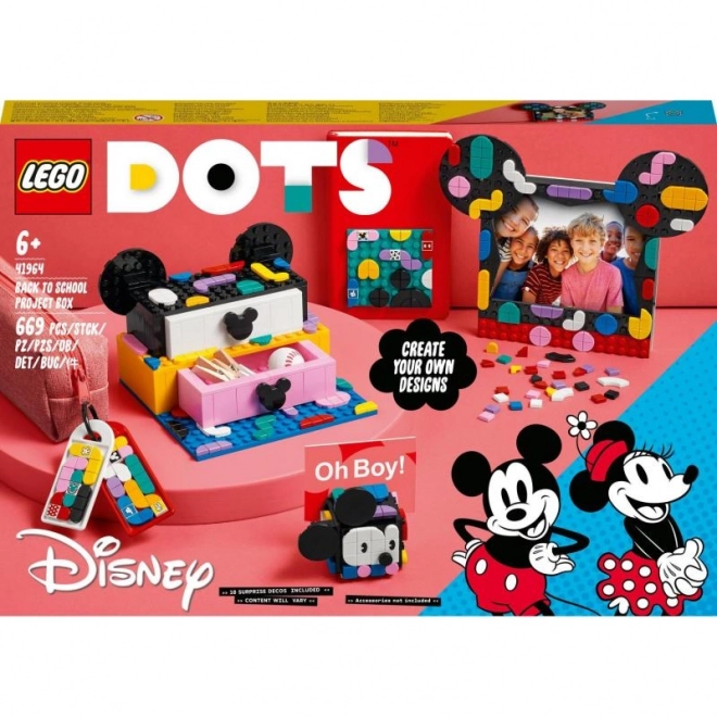 lego dots - miki egér és minnie egér iskolai készlet