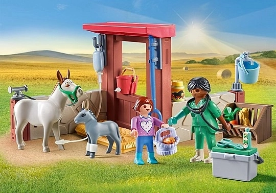 Állatorvos szamarakkal - PLAYMOBIL kezdőcsomag