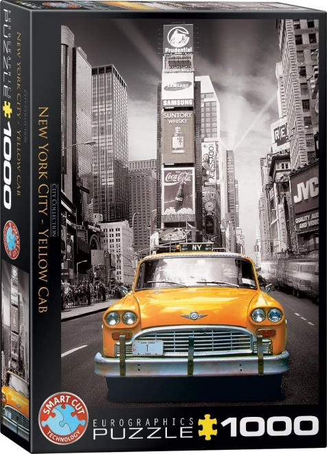 New York sárga taxi puzzle 1000 darabos - EUROGRAPHICS