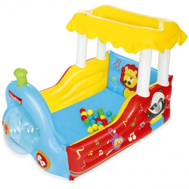 Dmuchany vonat Fisher Price gyerekeknek