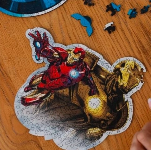 bátor iron man fa puzzle készlet