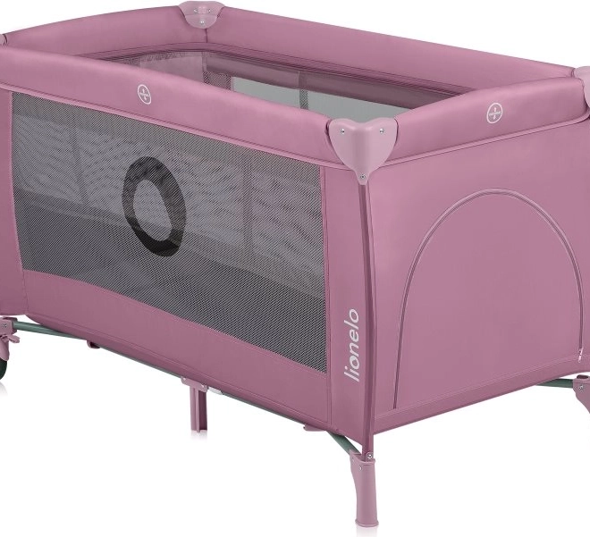Utazóágy LIONELO Stefi Plus Pink Magnolia