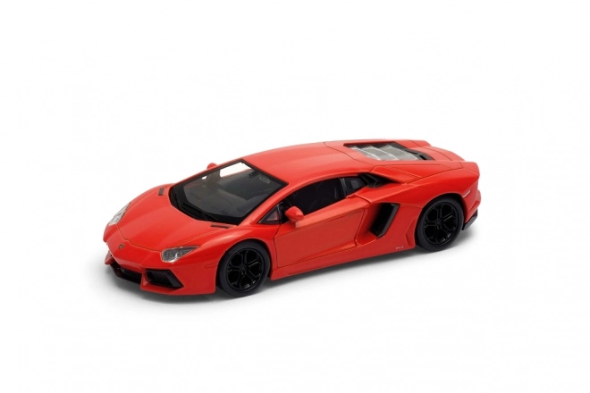 Lamborghini Aventador fém és műanyag modell 1:34