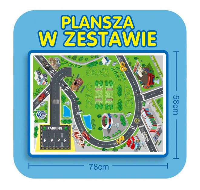 Woopie Forrólevegő Spirálgarázs Tűzoltóautóknak