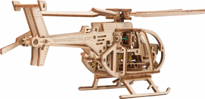 wooden city helikopter 3D puzzle