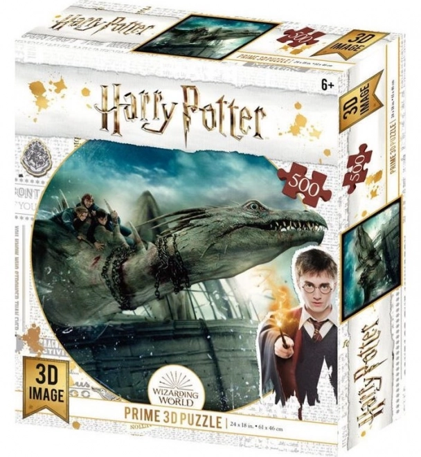 Harry Potter Gringotts Bank szökés 3D puzzle XL