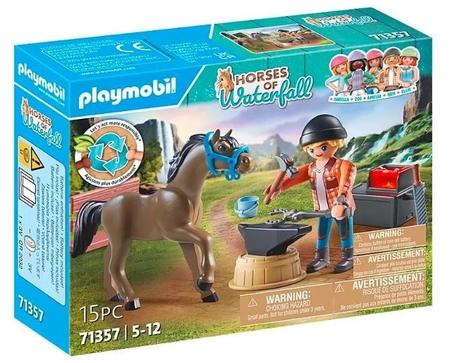 Playmobil lovas szett: kovács Ben és Achilles