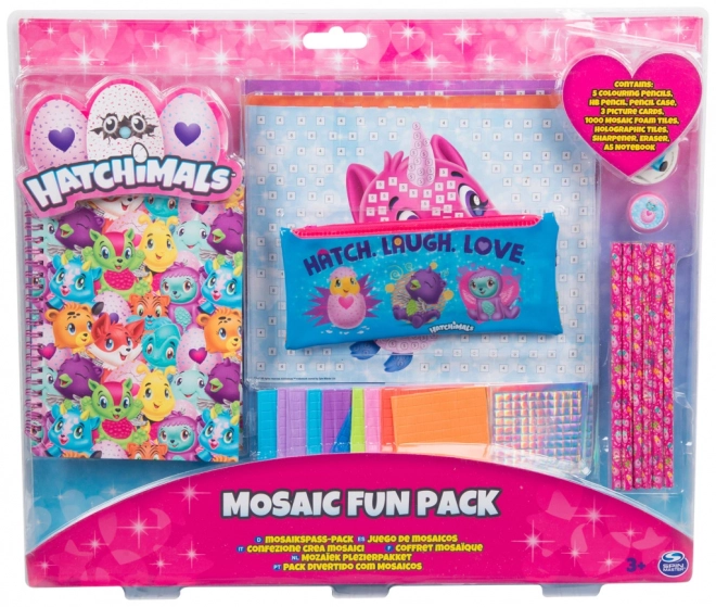 Hatchimals mozaikás iskolai készlet