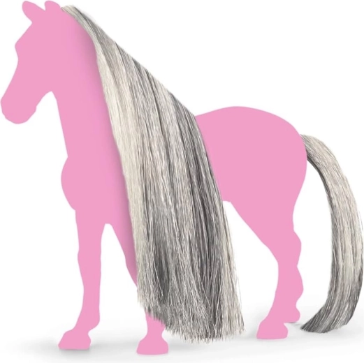 Schleich Horse Club kiegészítők lovaknak – szürke sörény és farok
