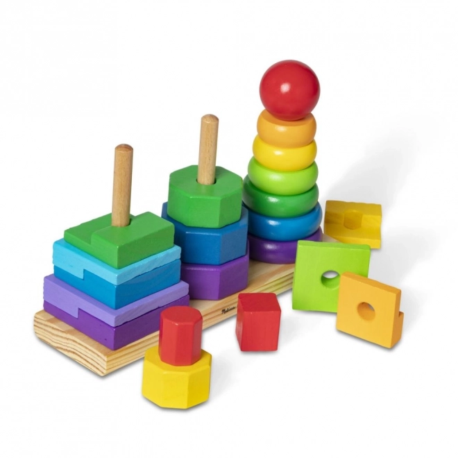 Színes geometriai puzzle Melissa & Doug