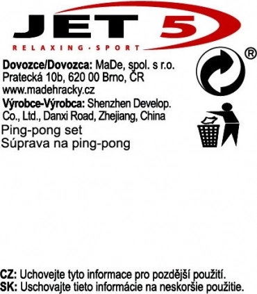 Pingpongütő készlet és 2 labda