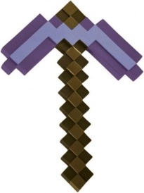 Minecraft bűvölt műanyag csákány, 42 cm, kártyán