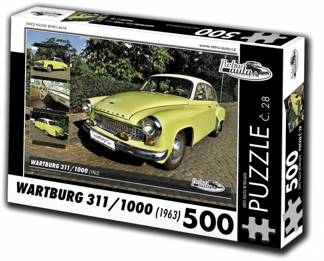 Wartburg 311,1000 (1963) 500 darabos retro autó puzzle