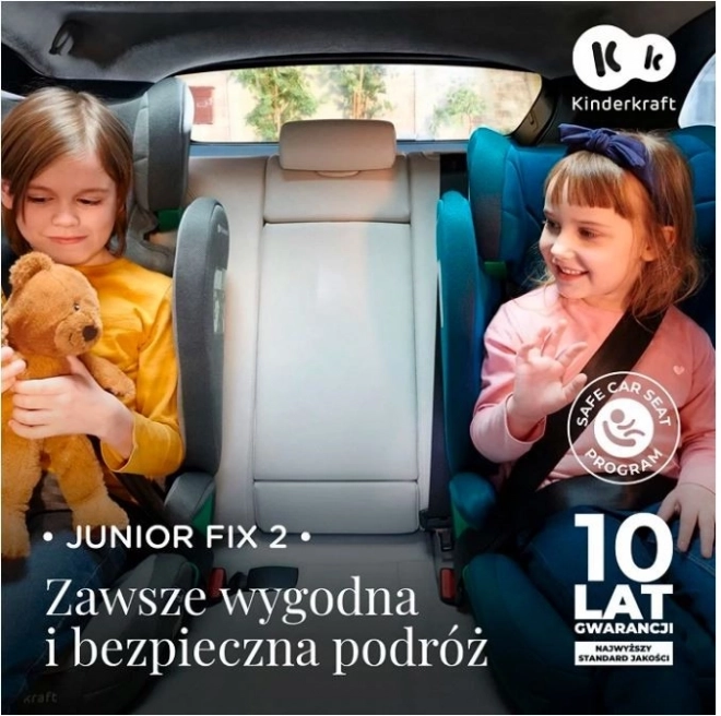 Junior Fix gyermekülés i-size biztonsággal 100-150 cm, rocket szürke