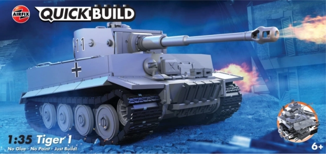 Airfix Quickbuild Tiger I műanyag modell 1/35