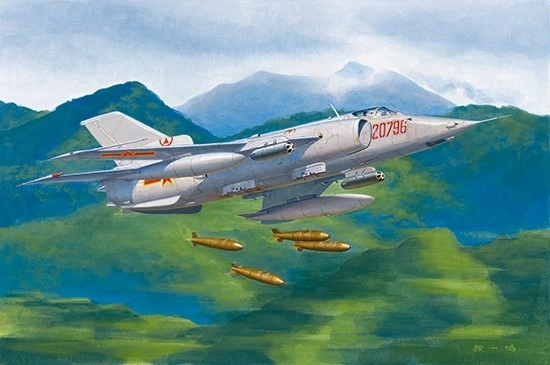 Nanchang Q-5 műanyag modell