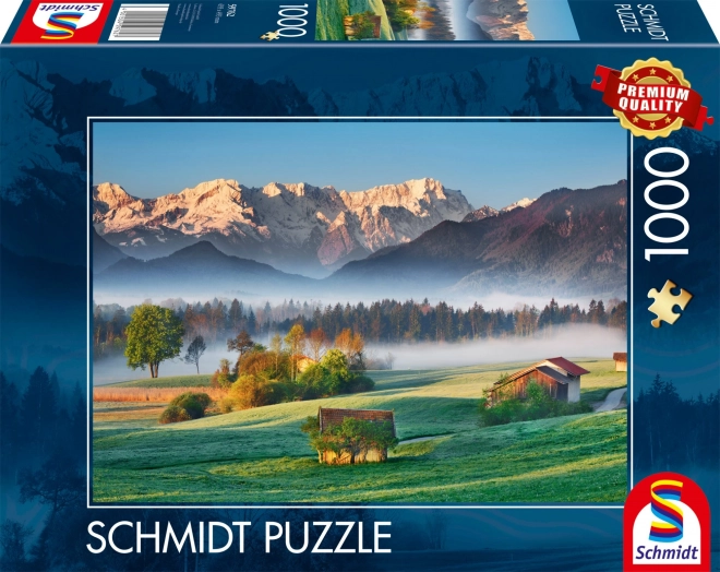 Garmisch-Partenkirchen - Murnauer Moos 1000 darabos puzzle