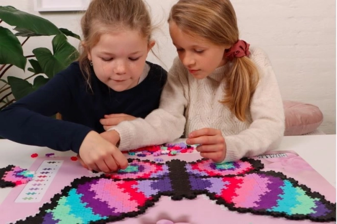 Plus-plus puzzle számok szerint - Pillangó 800 darabos készlet