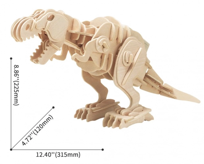 Rokr 3D fa puzzle sétáló T-Rex