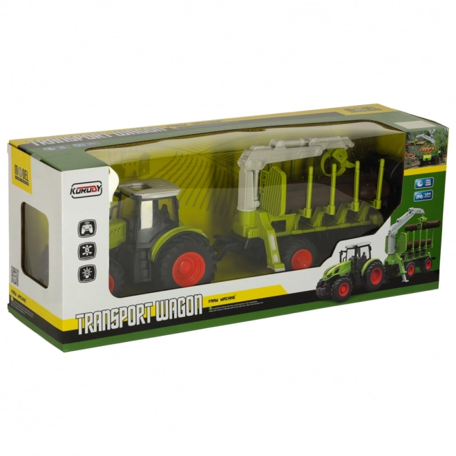 RC traktor székkel