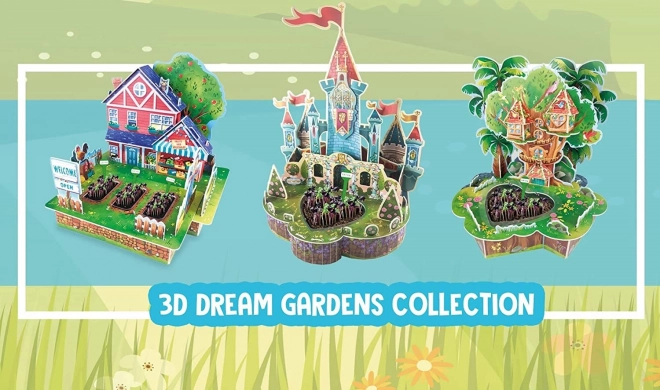 Educa kreatív 3D Dream Gardens: Vár 2 az 1-ben