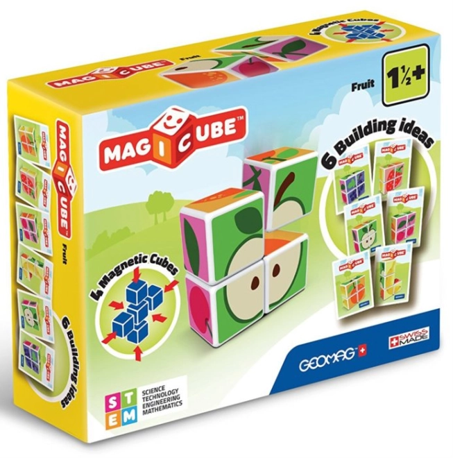 Geomag mágneses kockák varázskocka gyümölcs
