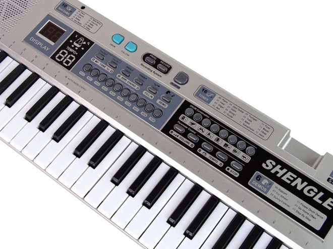 Gyerek keyboard mikrofonnal 61 billentyűvel