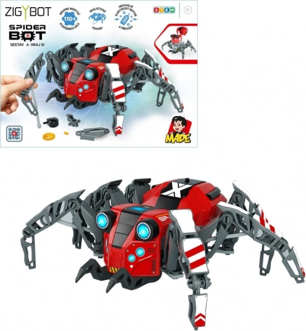 Robotpók építőkészlet 110 darabos
